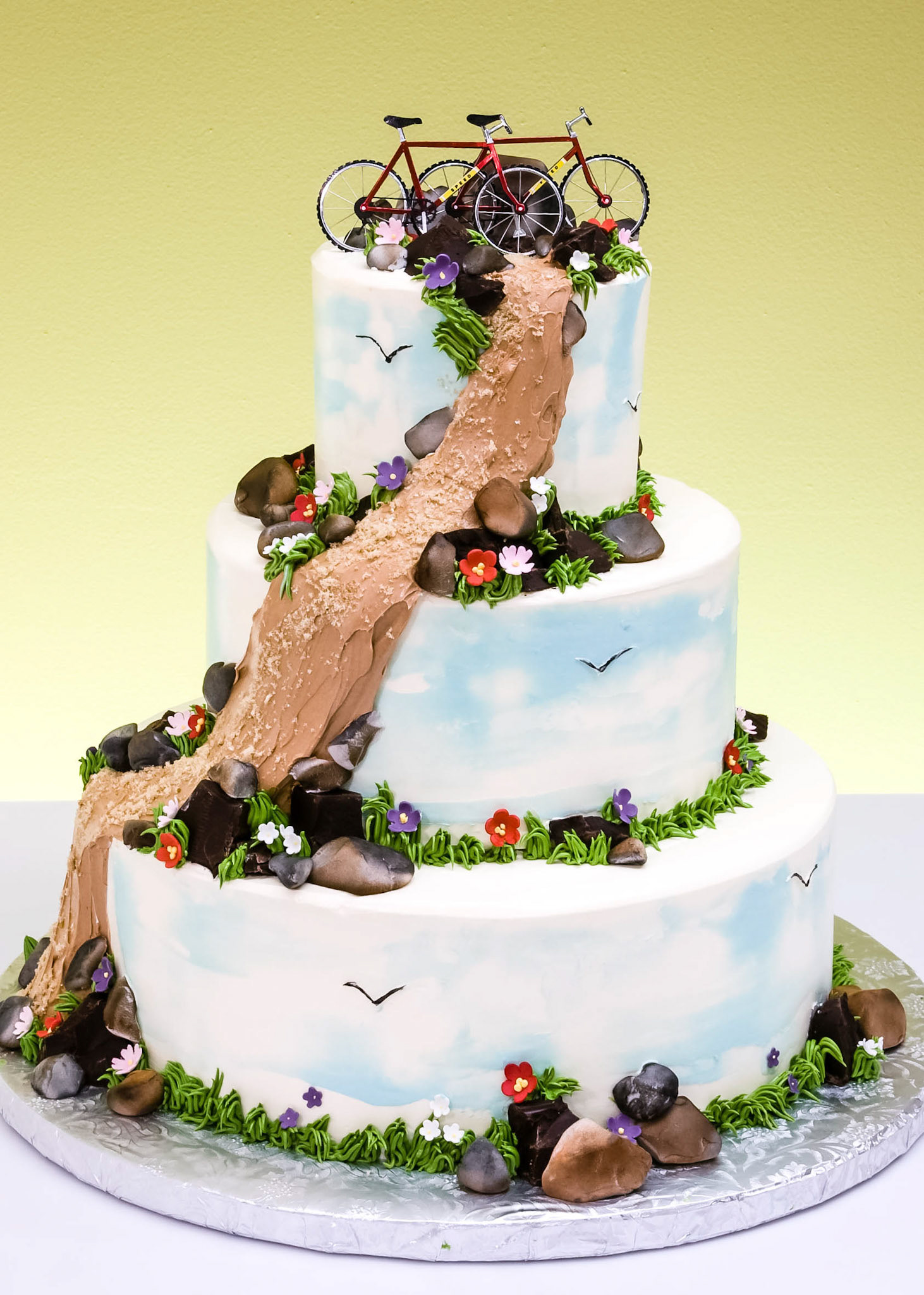 Scenic Route Wedding Cake