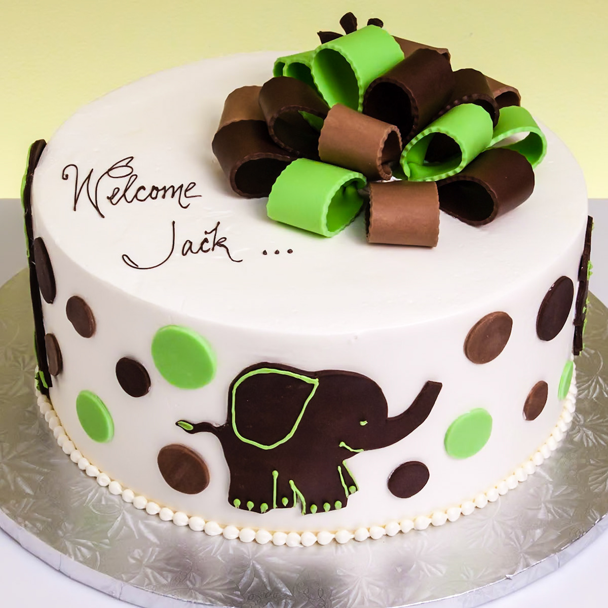 Dots & Elephants Cake