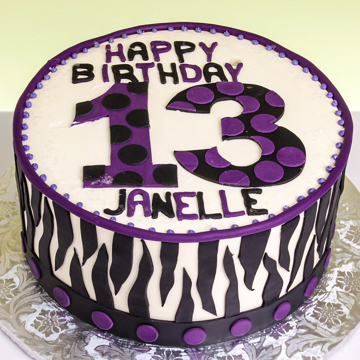 Janelle's 13th Birthday Cake