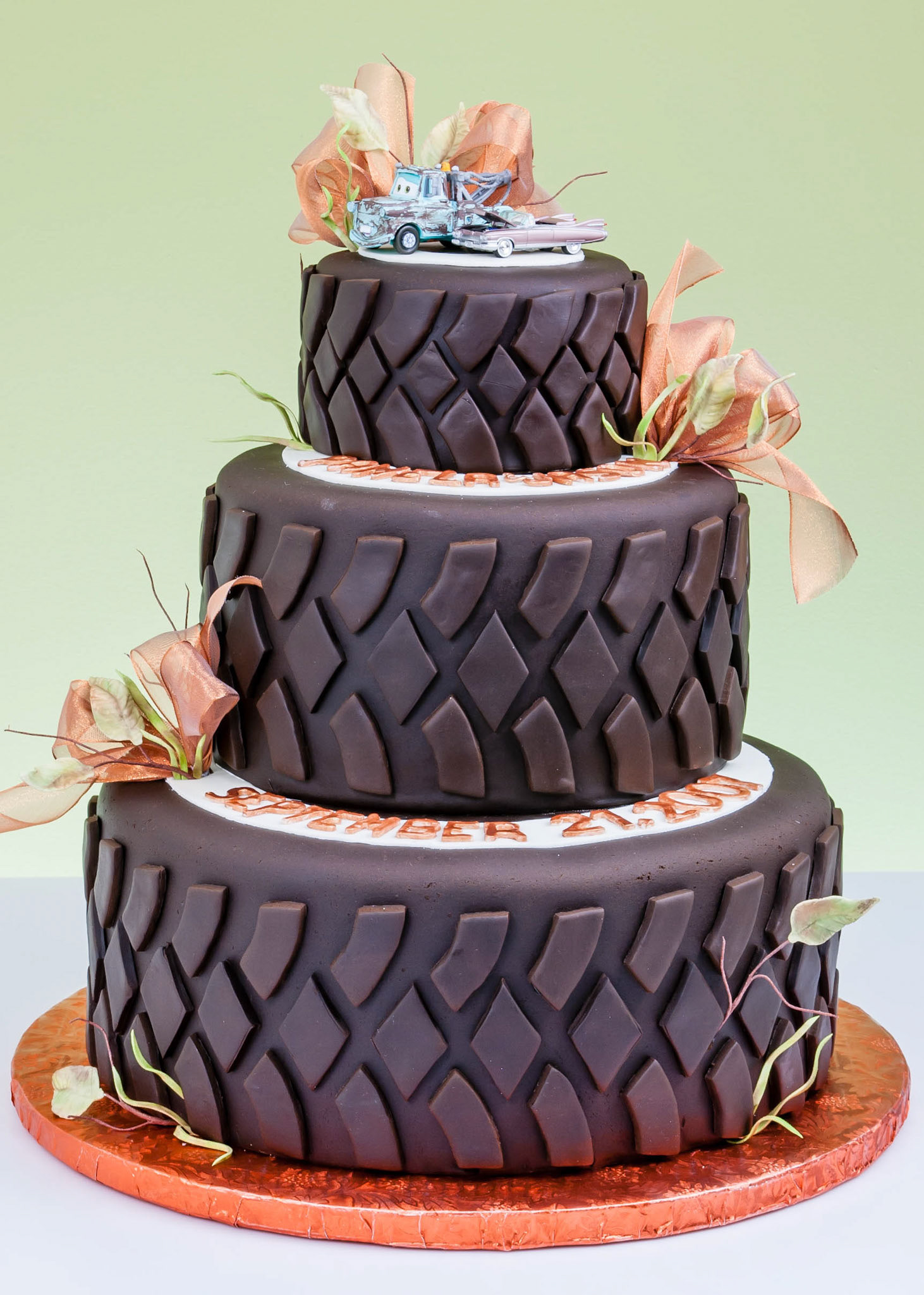 Tire Wedding Cake