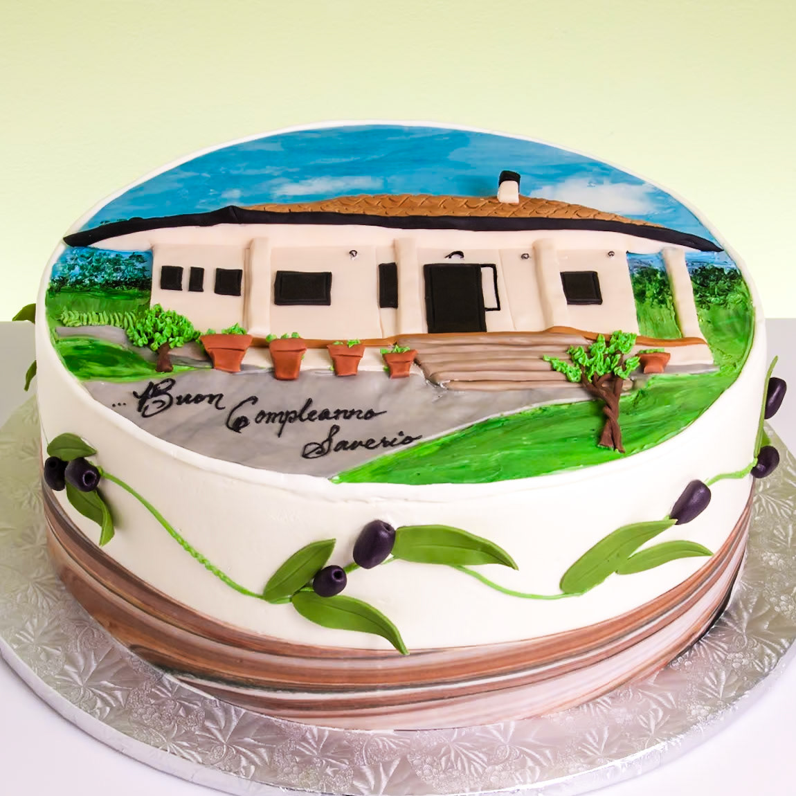 Tuscan Villa Cake