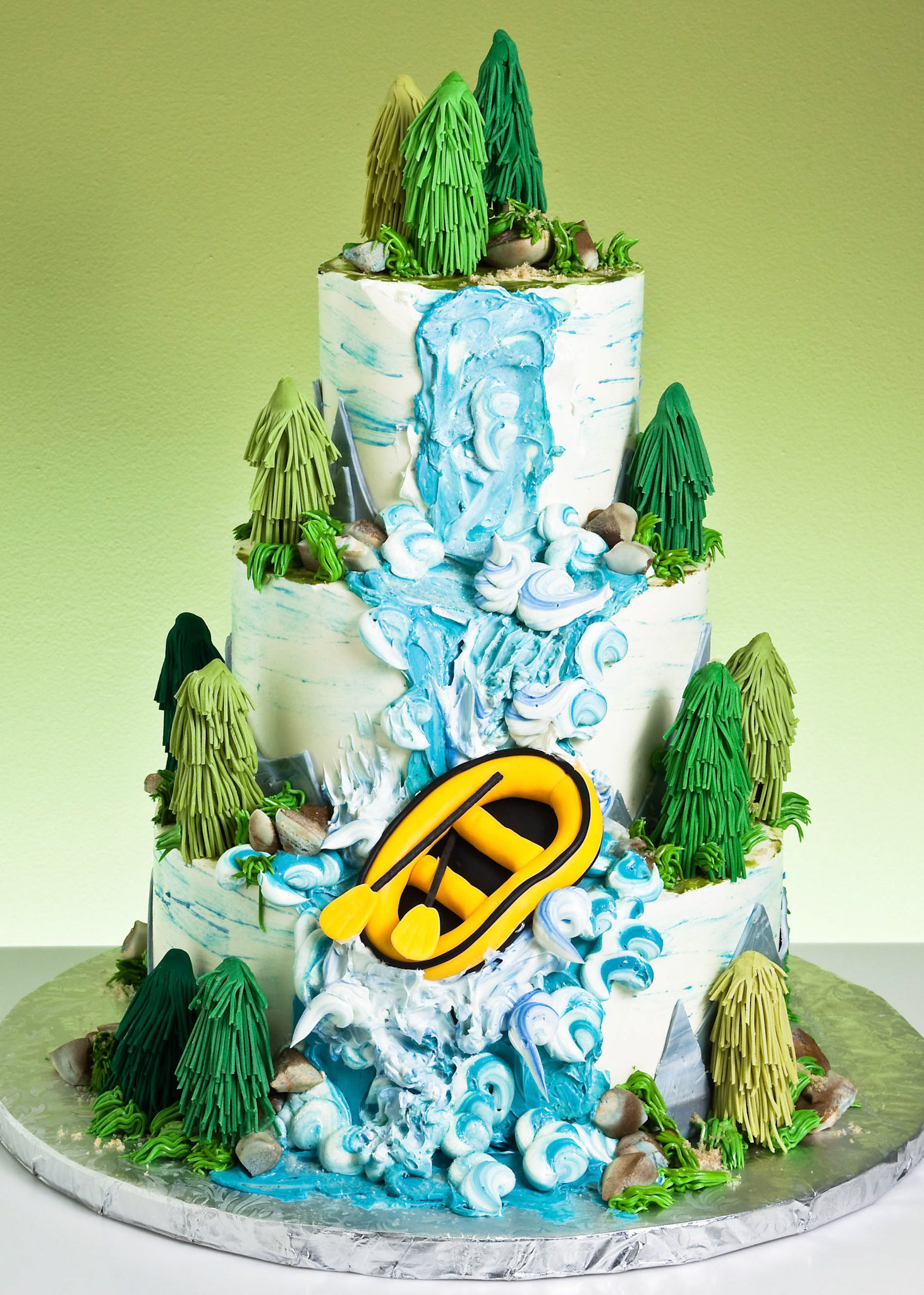 Rafting Wedding Cake