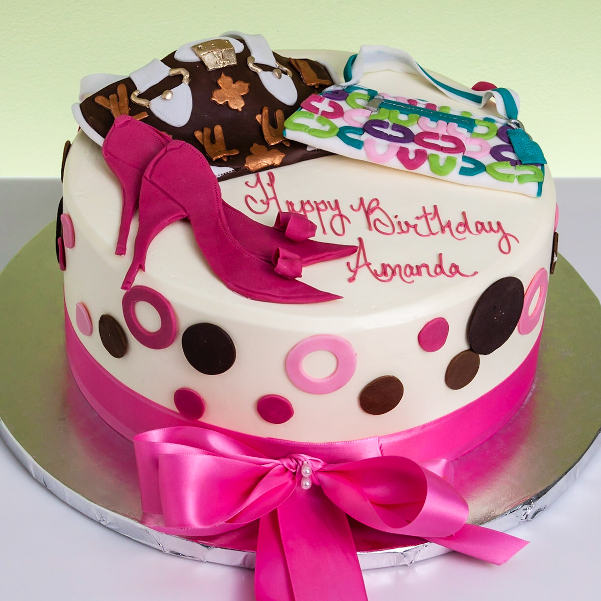 Purse & Shoes Cake 