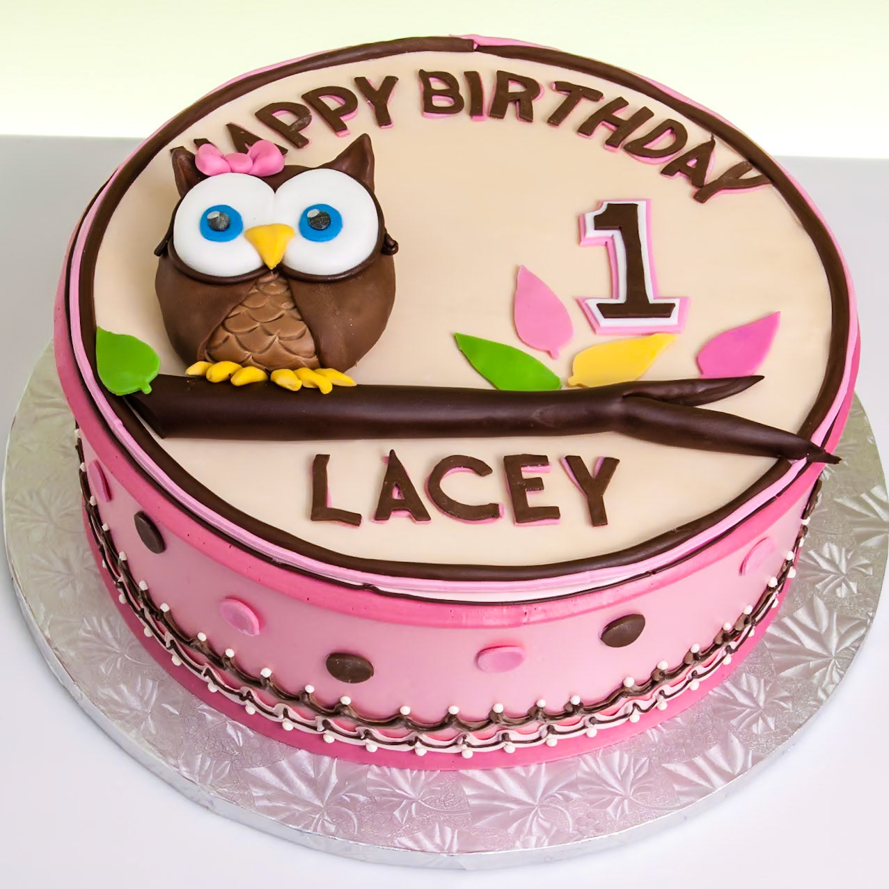 Look Whooos 1 Cake