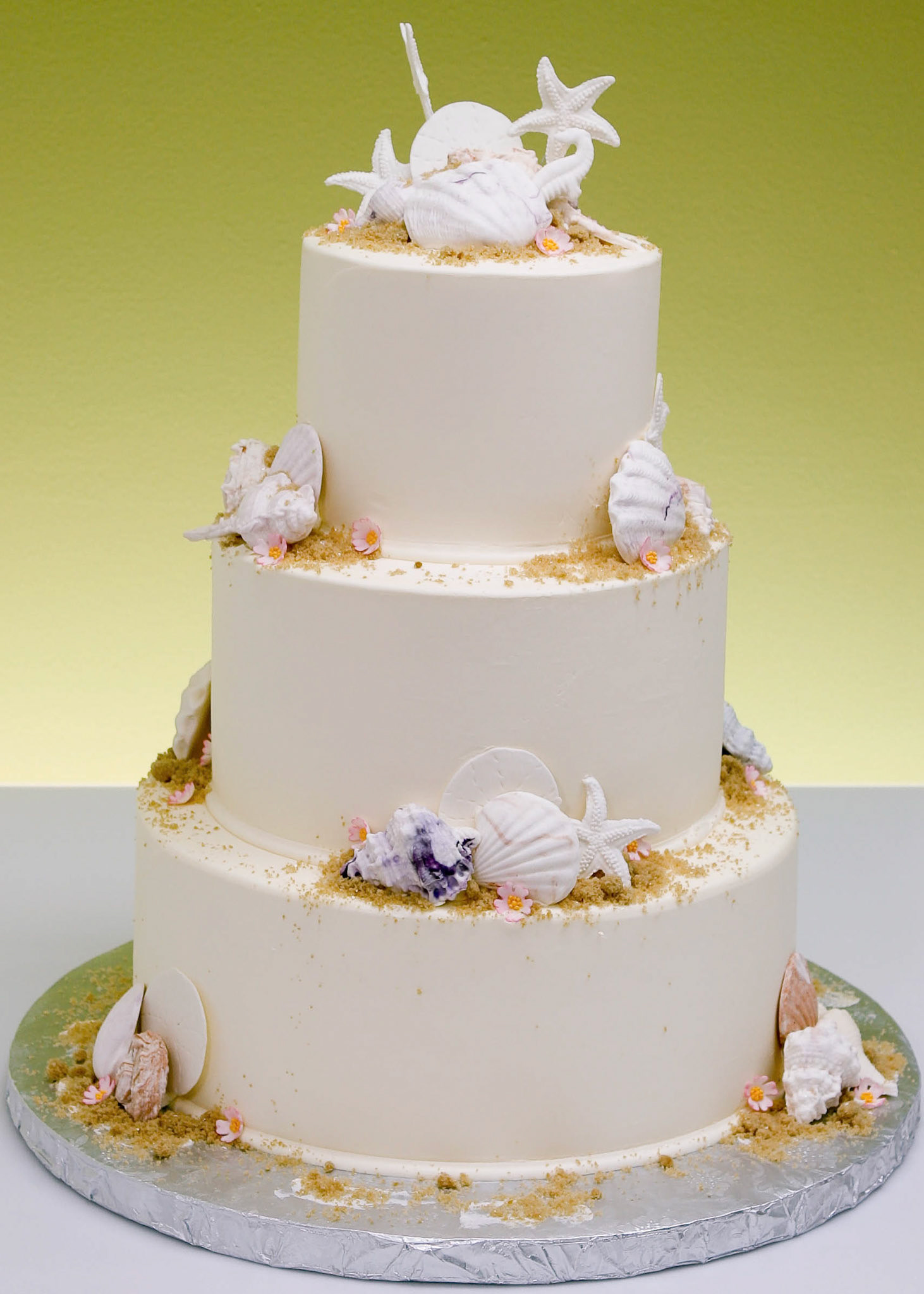 Sea Shells Wedding Cake