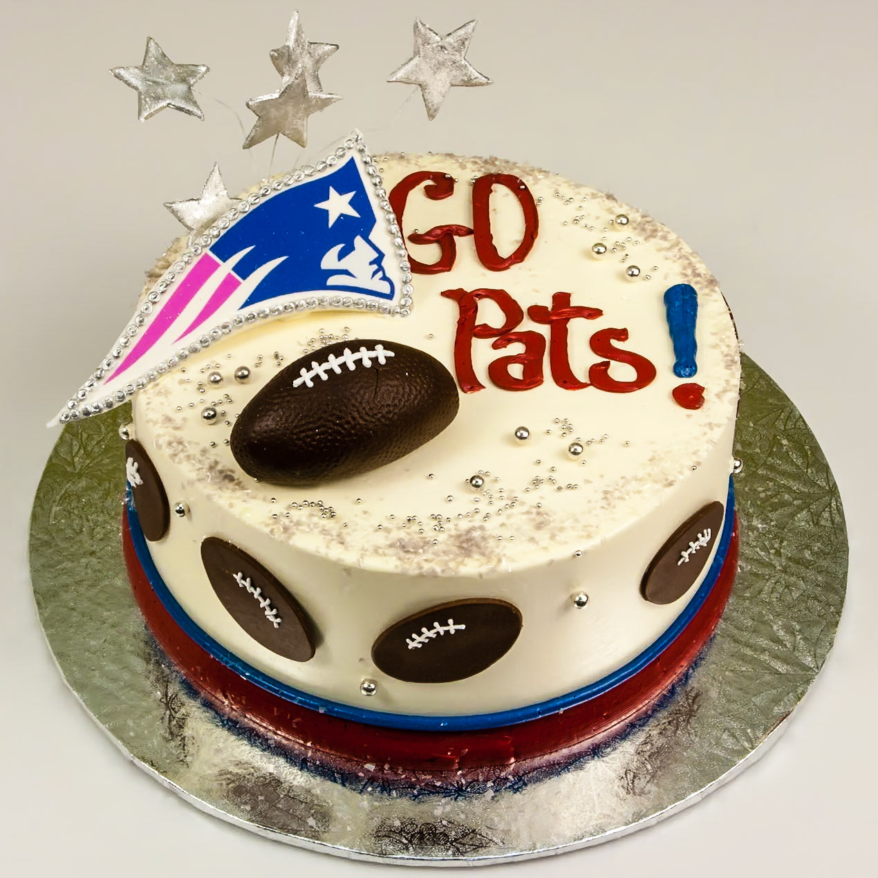 Go Pats Cake