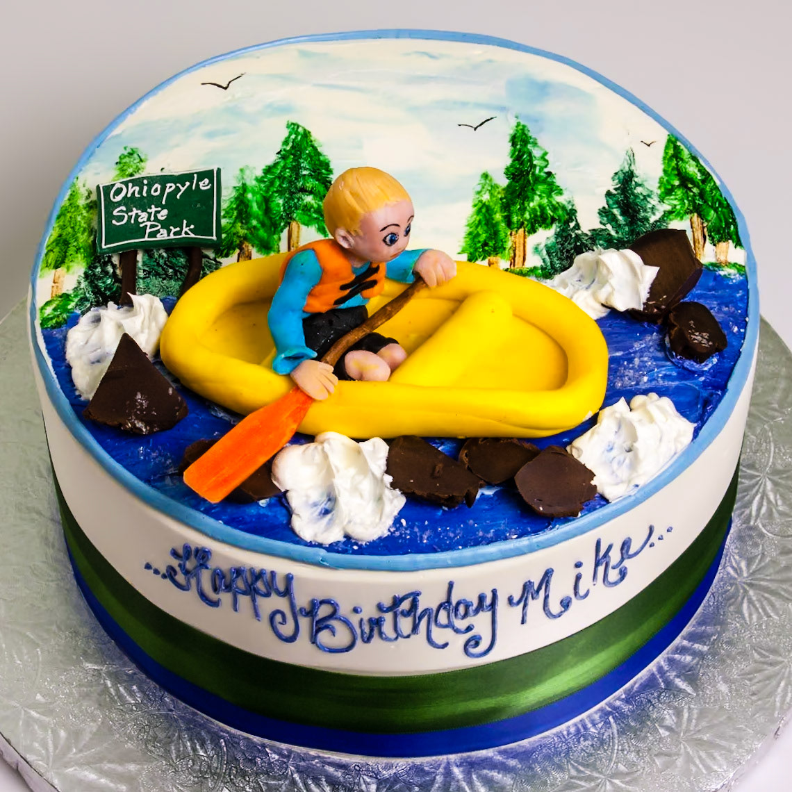 River Rafting Cake