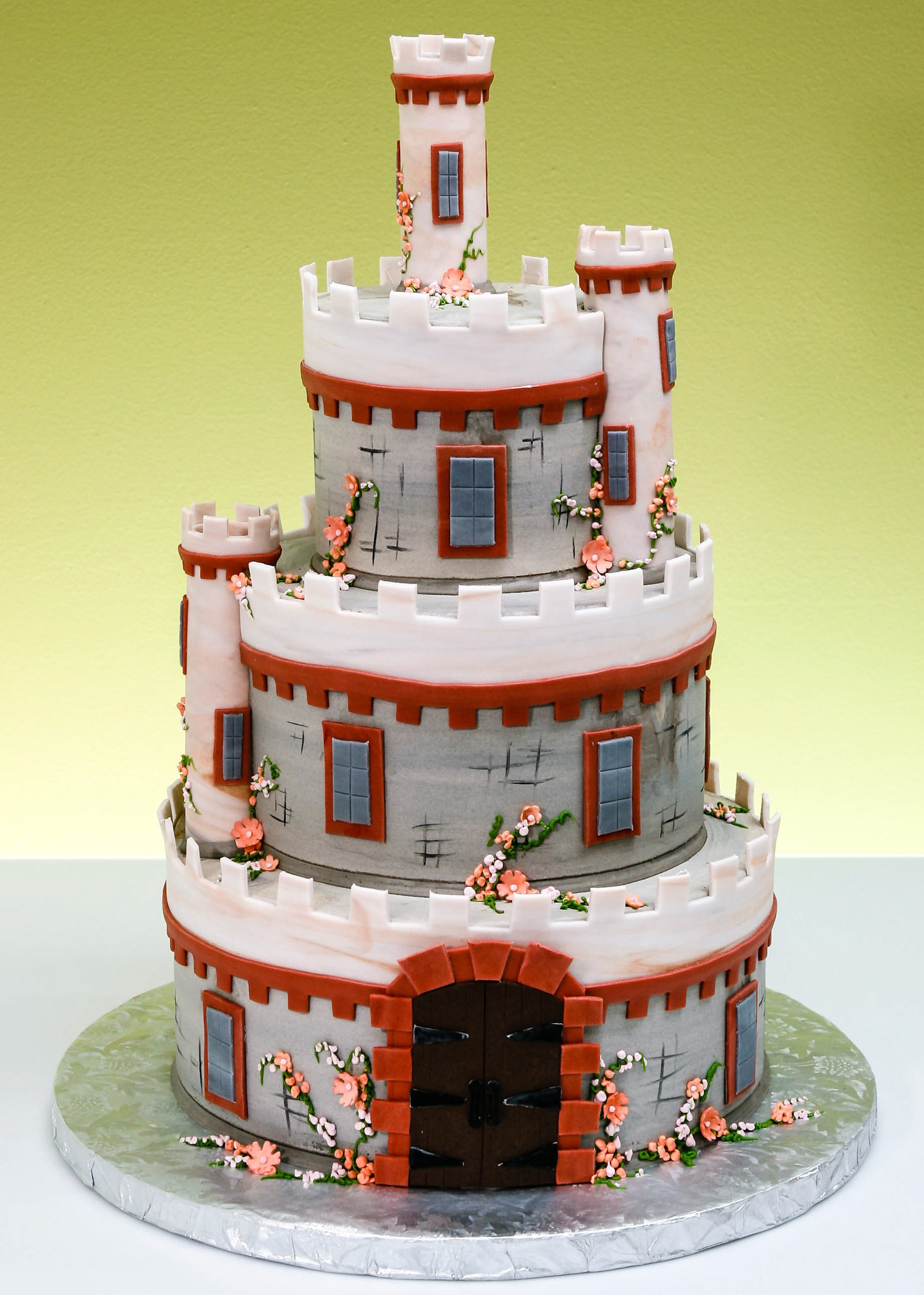 English Castle Wedding Cake