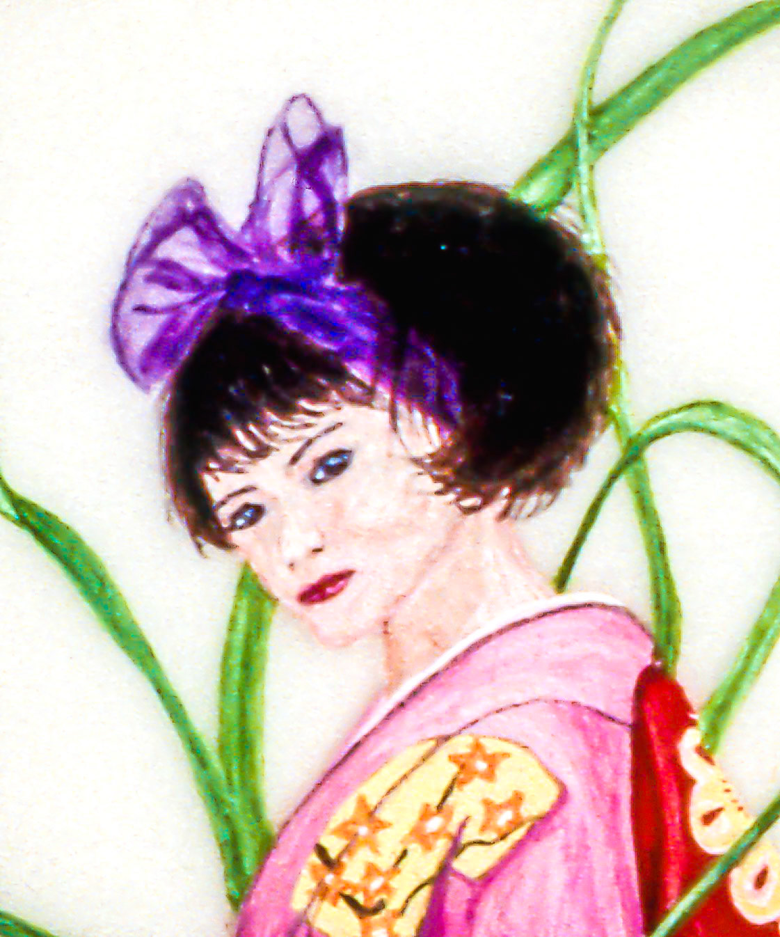 Asian Inspired Painting Up-Close