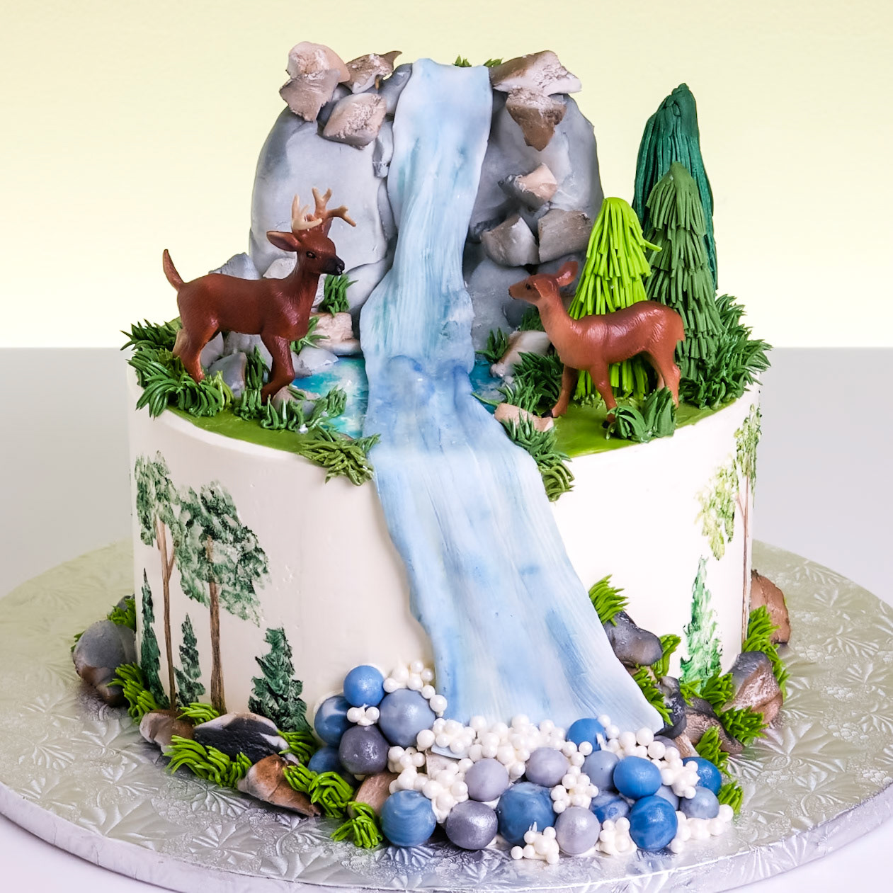 Deer by the Stream Cake