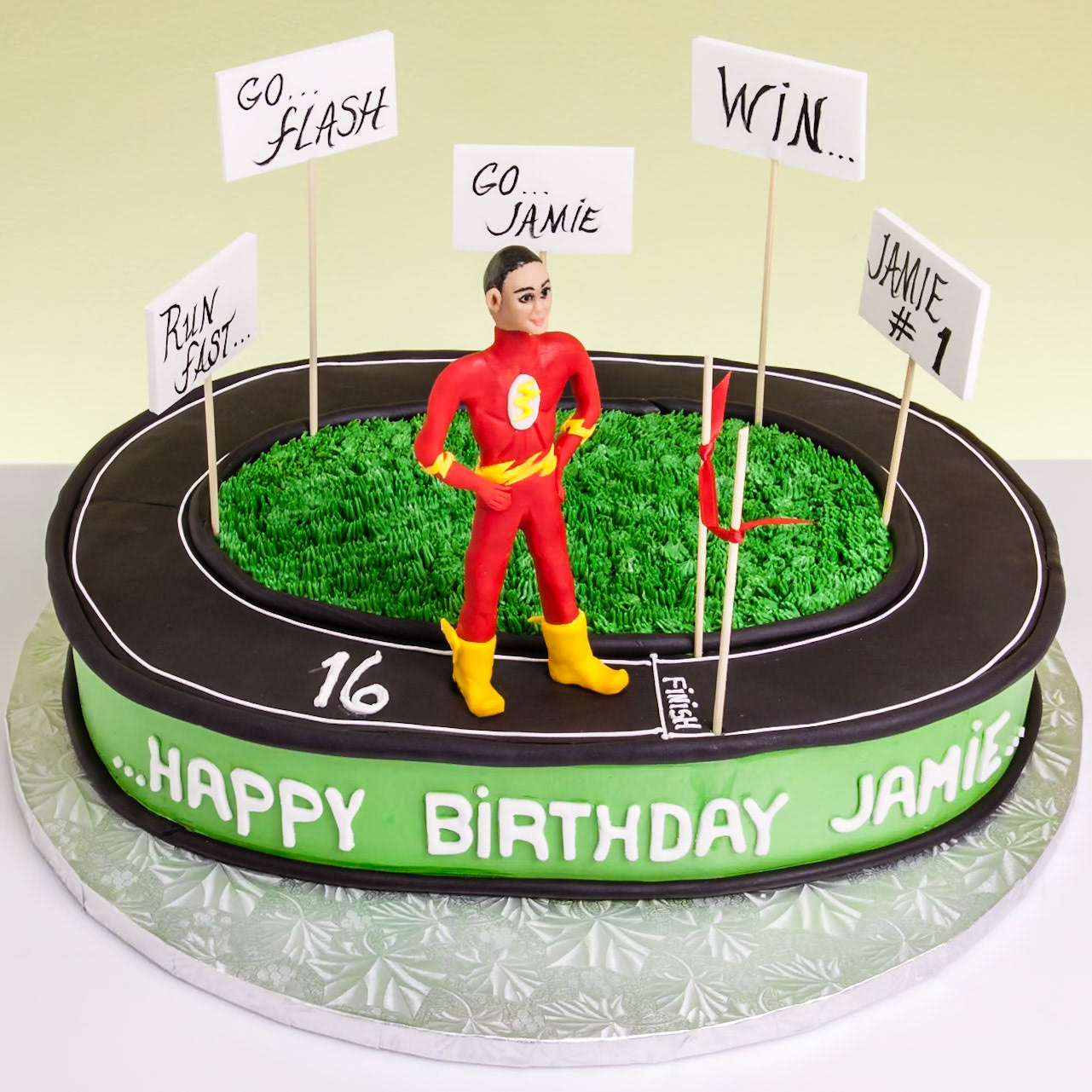 Running Track Cake