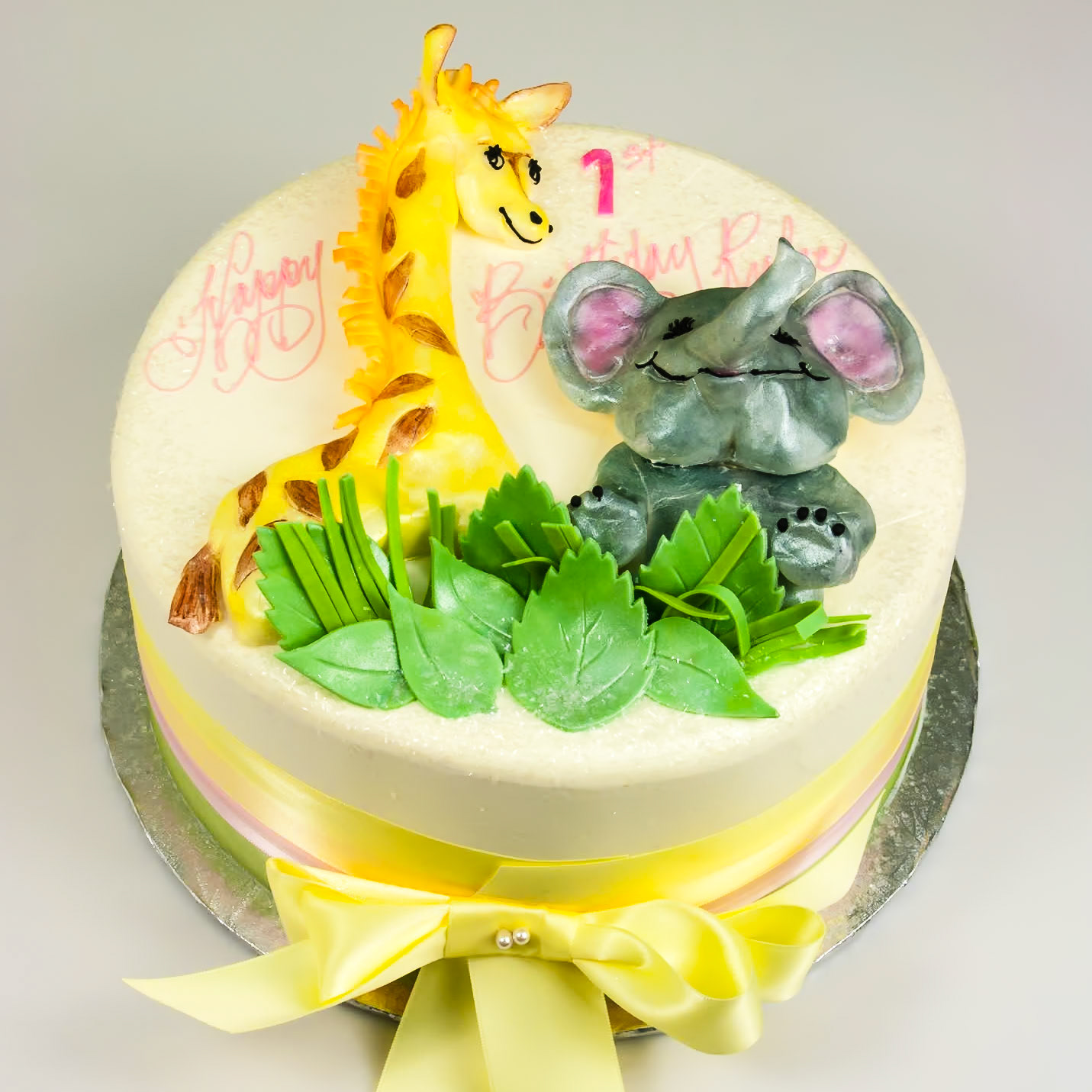 Baby Zoo Animals Cake