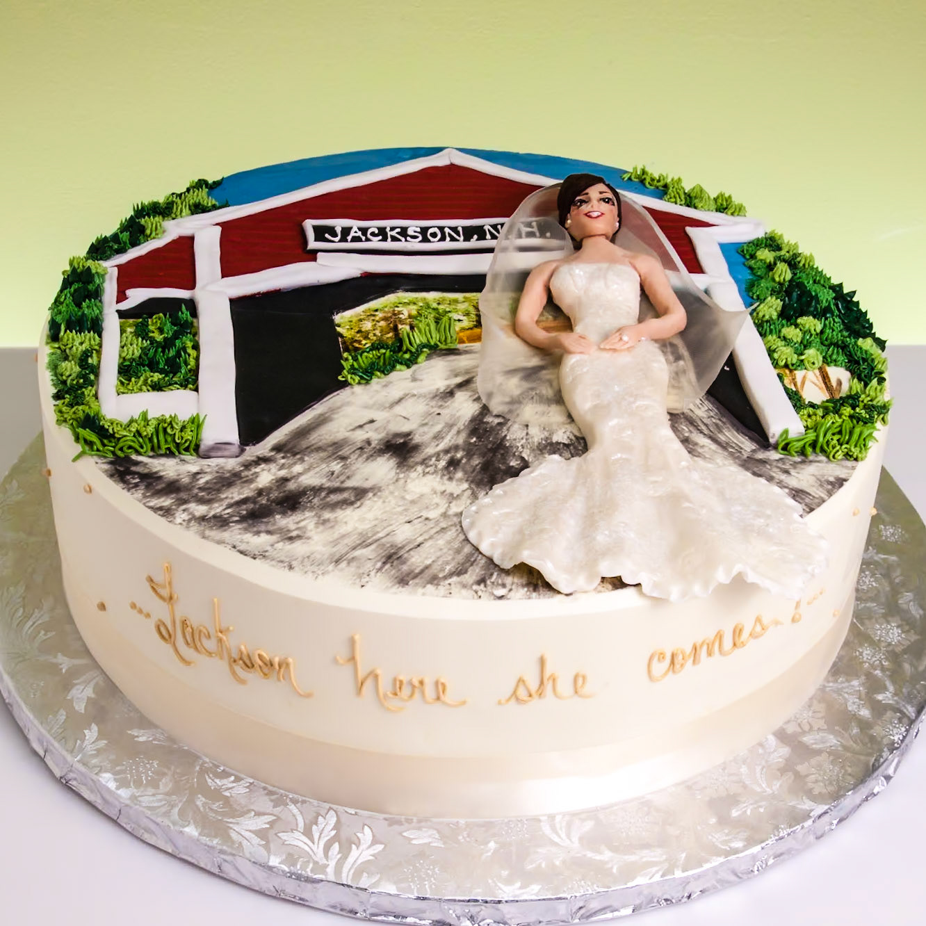Jackson NH Bride Cake