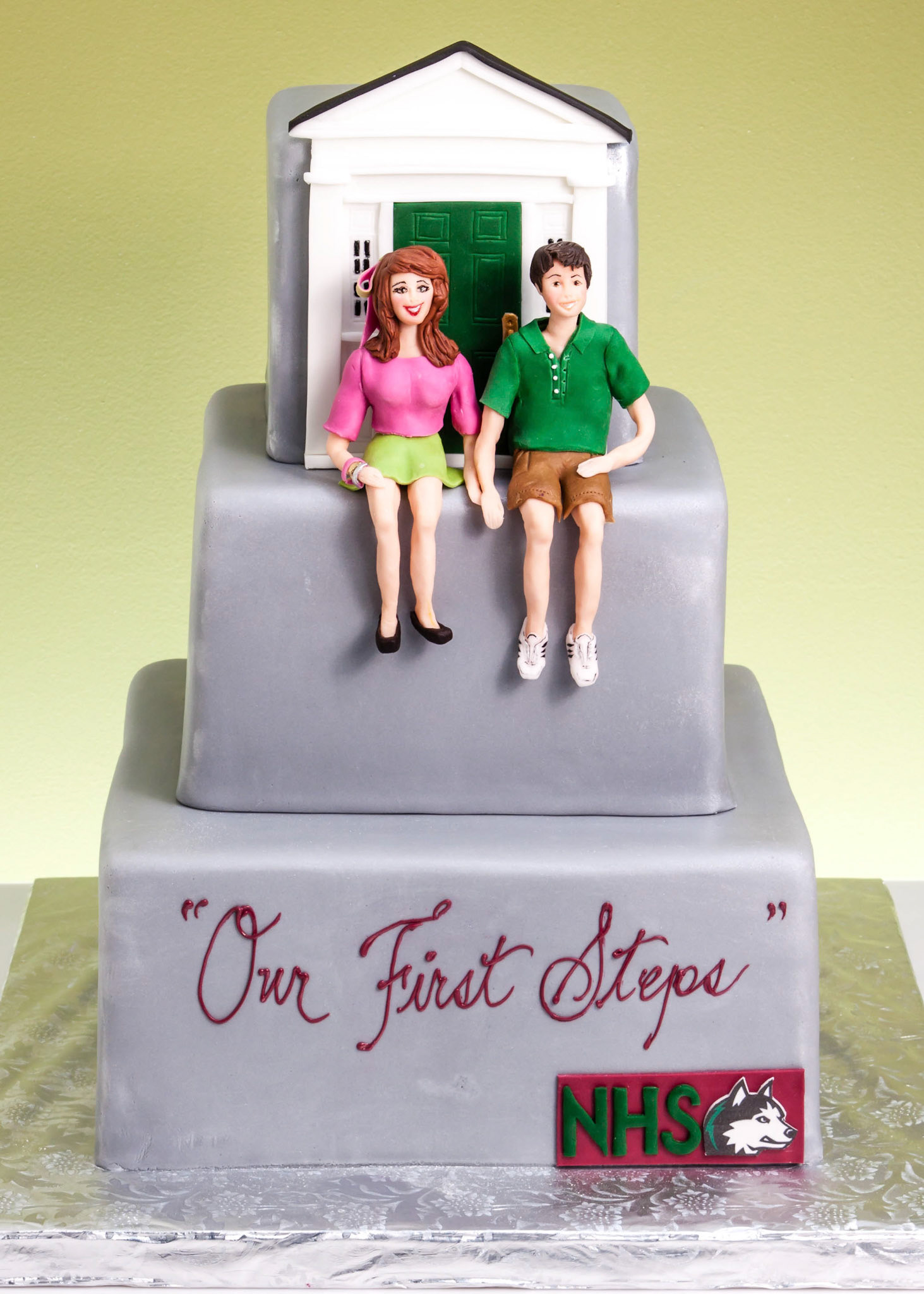 Our First Steps Cake
