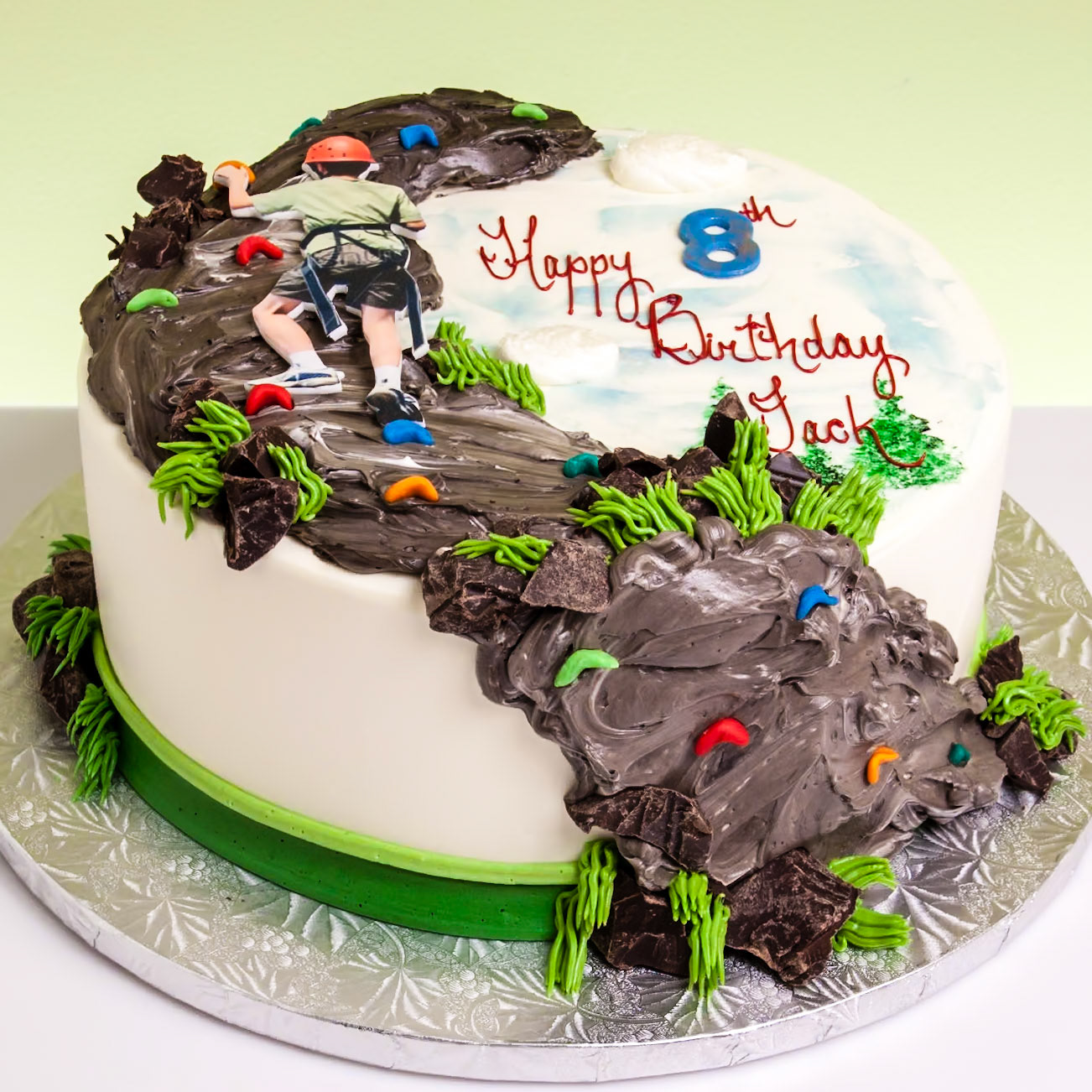 Rock Climbing Cake