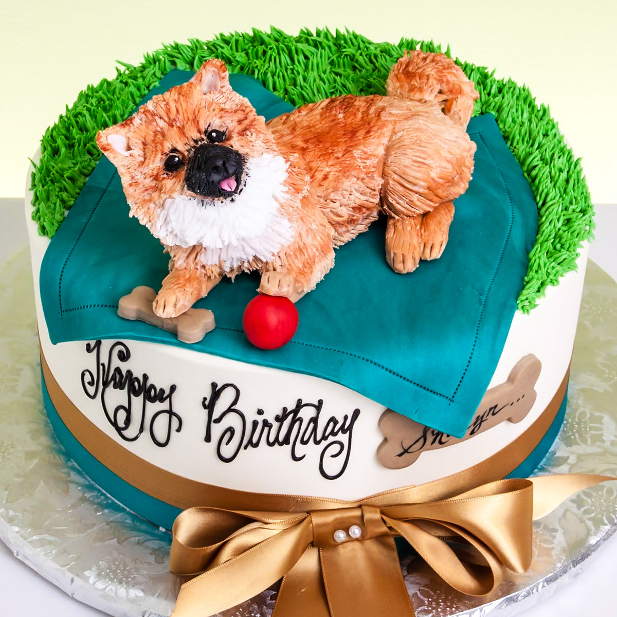 Chow Dog Cake