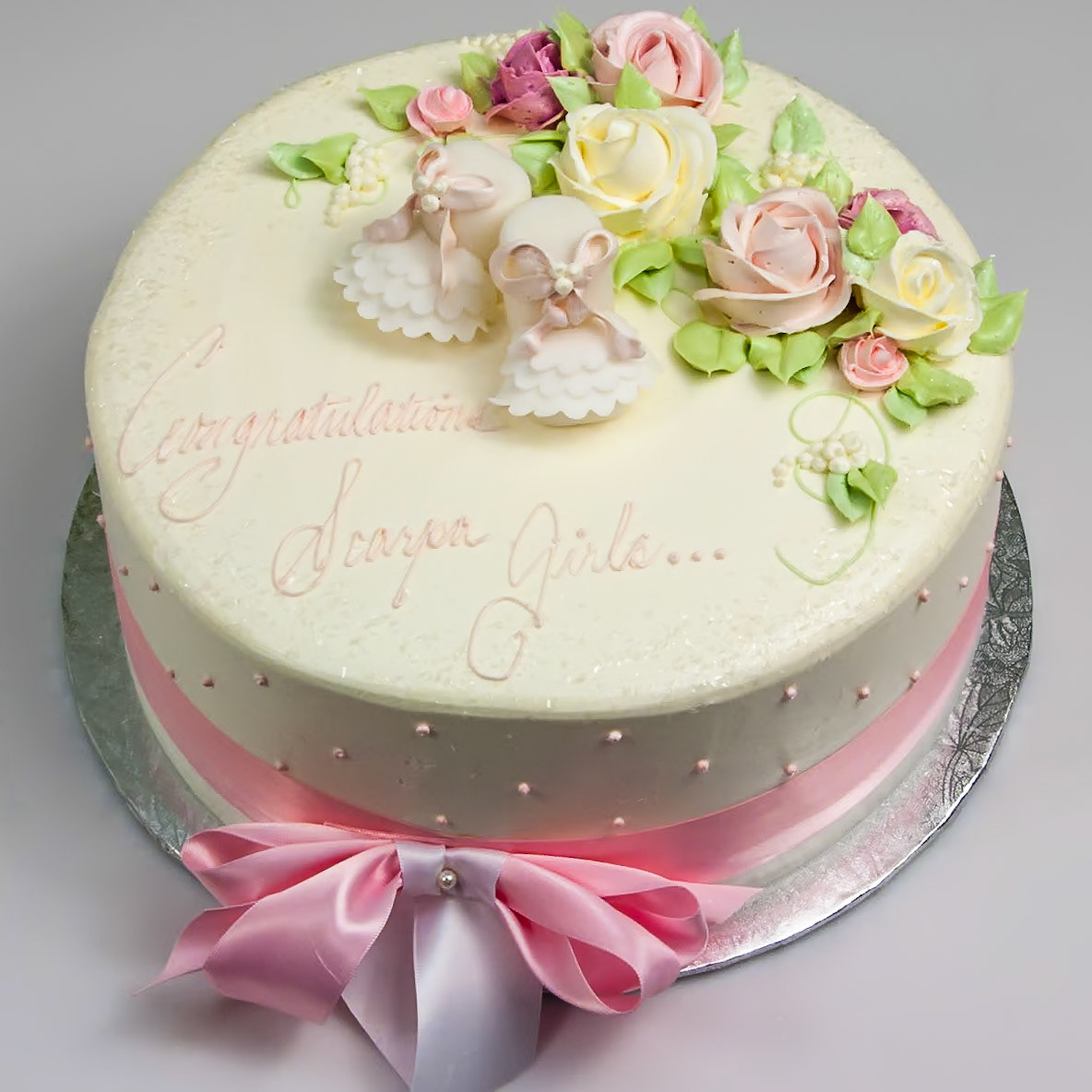Baby Booties Cake