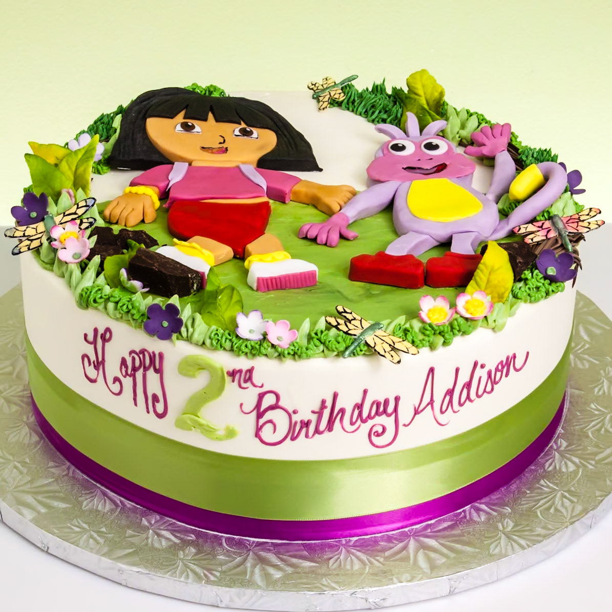 Dora & Boots Cake