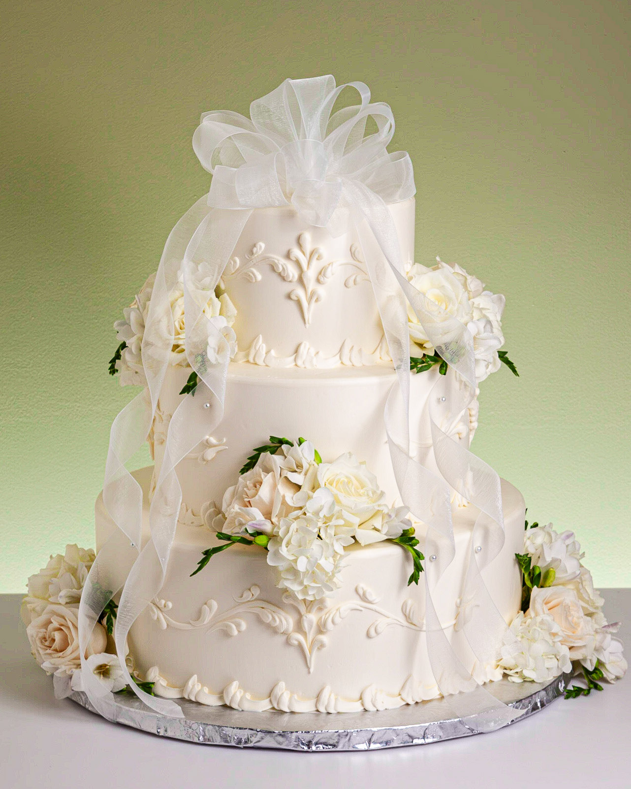 Elegance Four Wedding Cake