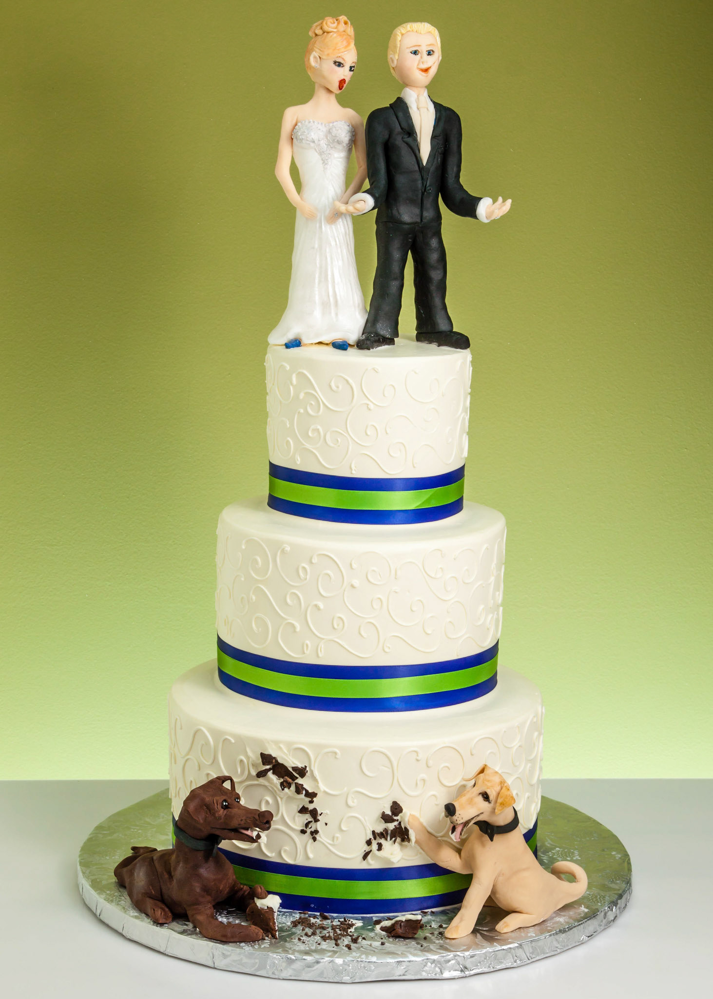 Bad Dogs Wedding Cake