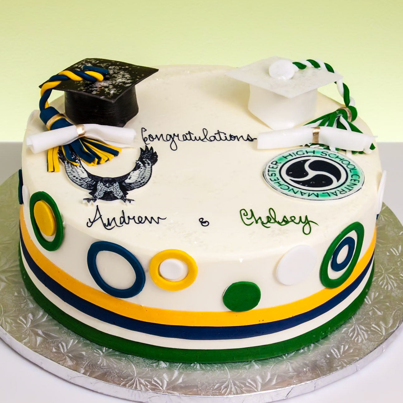 Manchester Central Graduation Cake