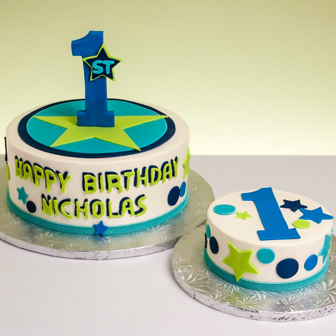 1st Birthday Star Cake