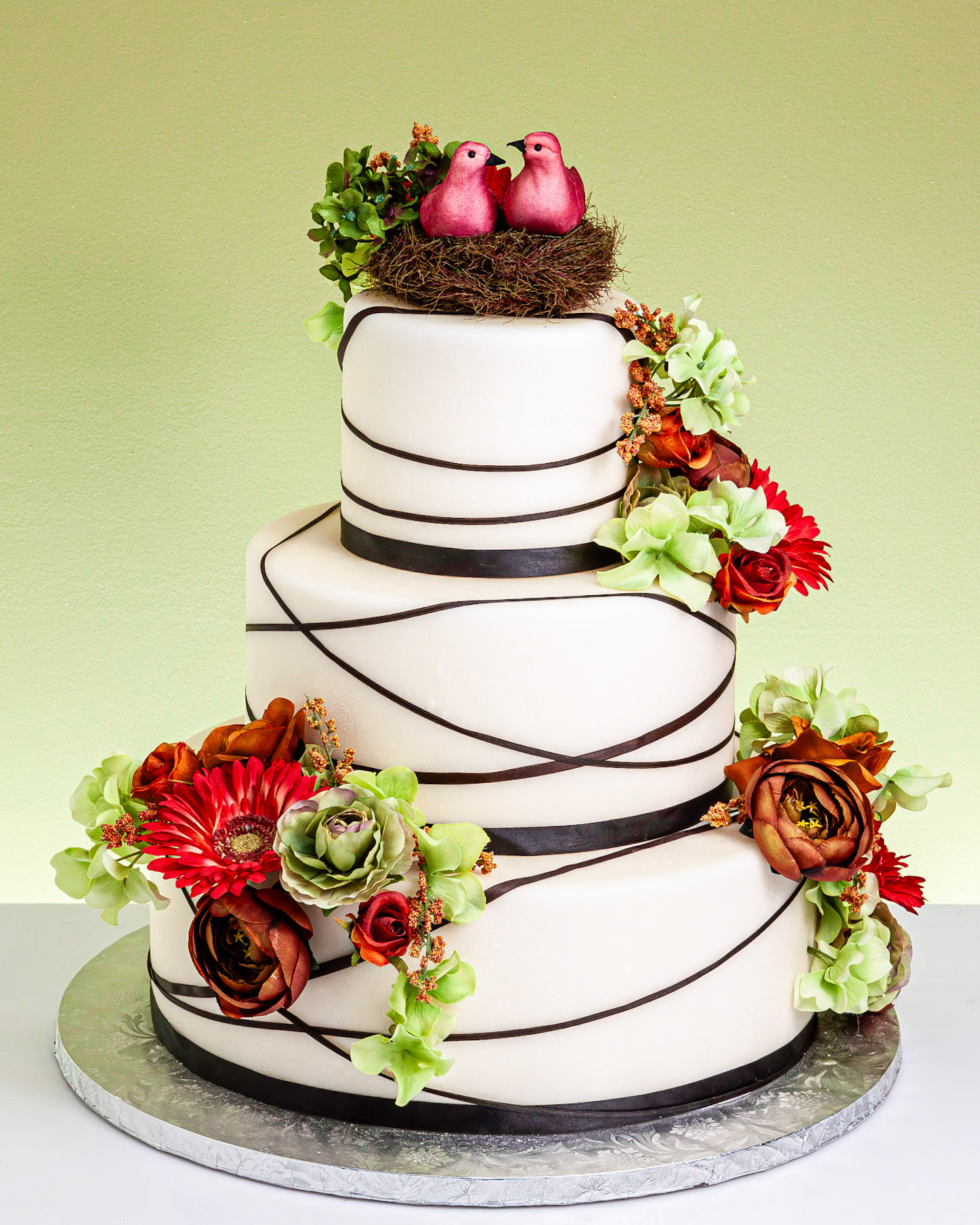 Fall Garland Wedding Cakes