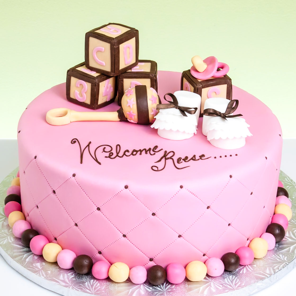 Blocks & Socks Cake