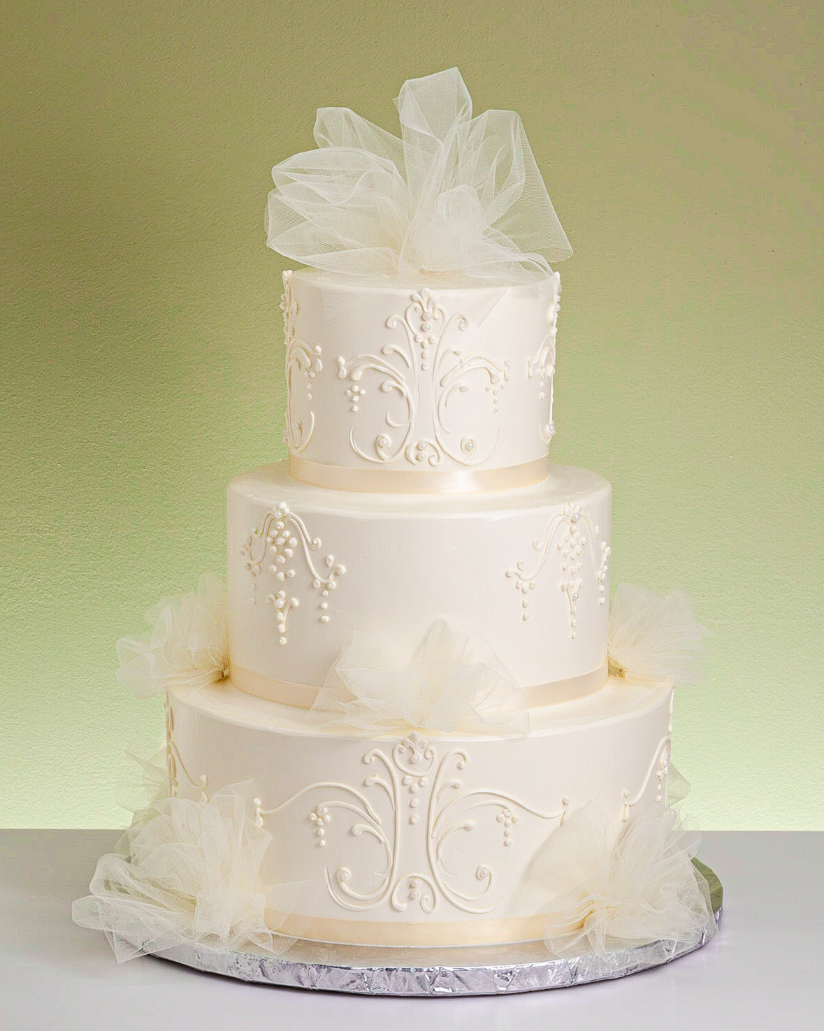 Victorian Three Wedding Cake