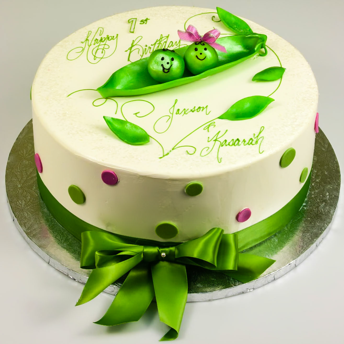 Two Peas in a Pod Cake