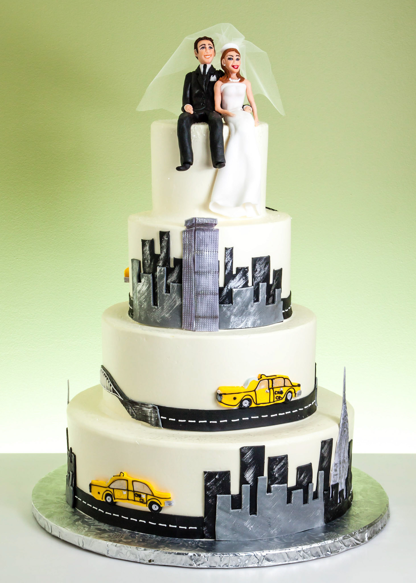 Skyline Wedding Cake