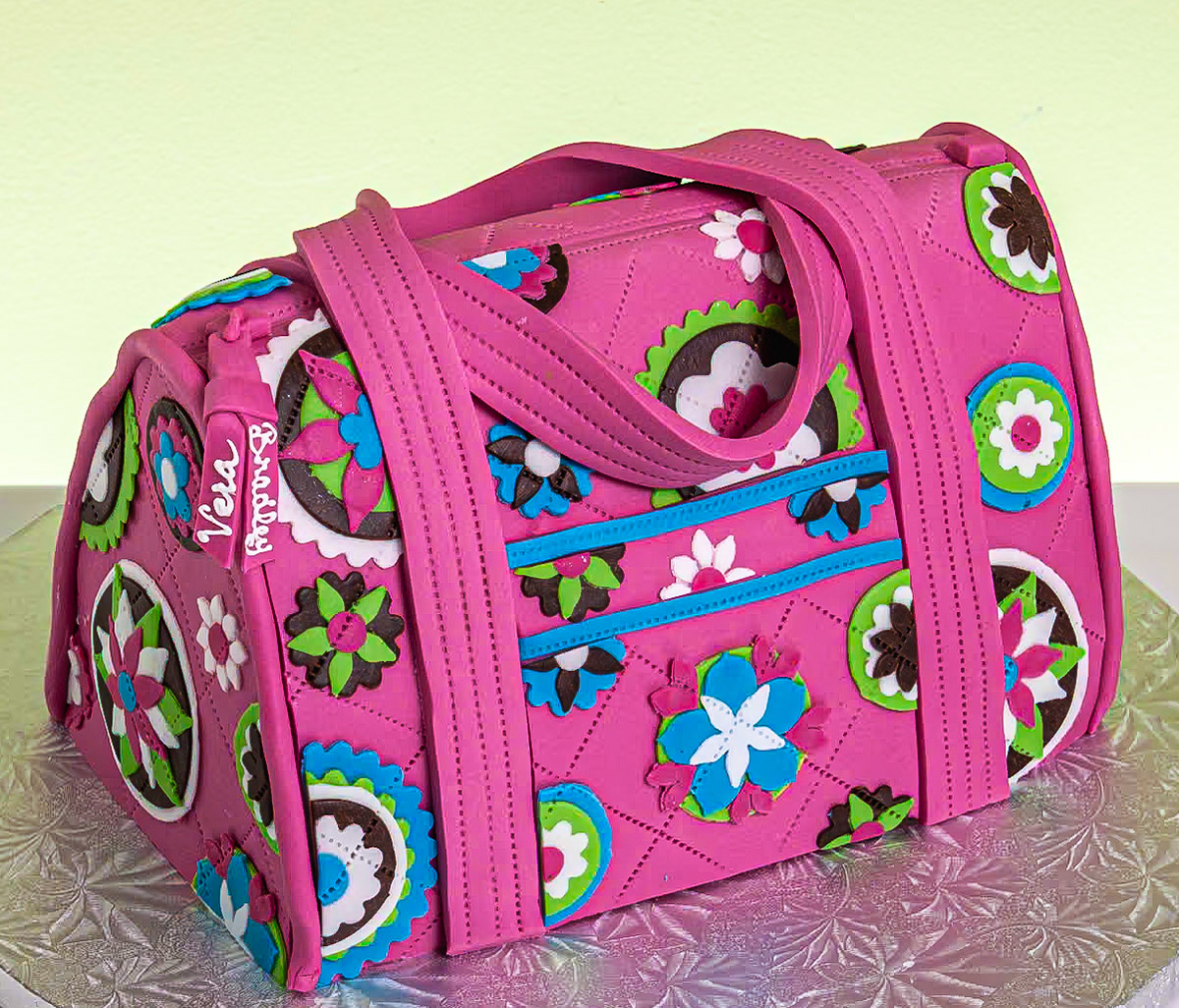 Paisley Purse Cake