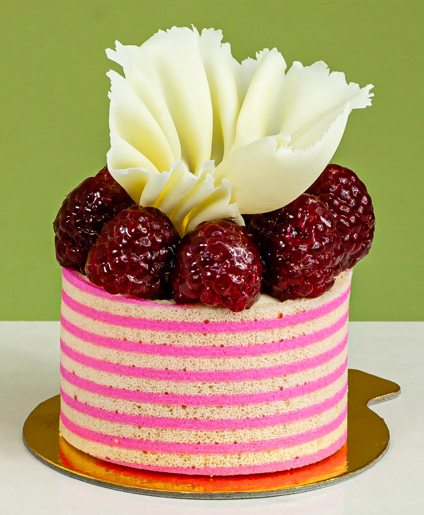 Raspberry Pistachio Mousse