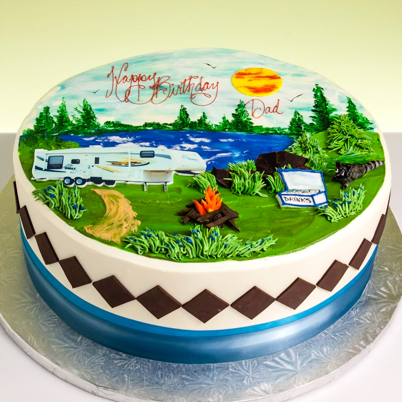 Outdoor Adventure Cake