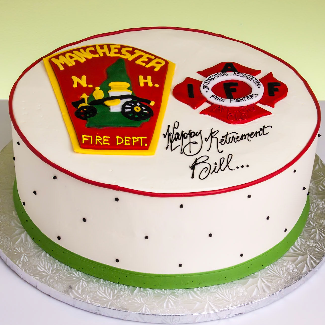 Manchester Fire Dept. Cake
