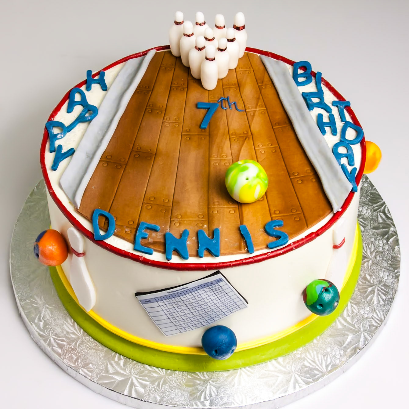 Bowling Cake