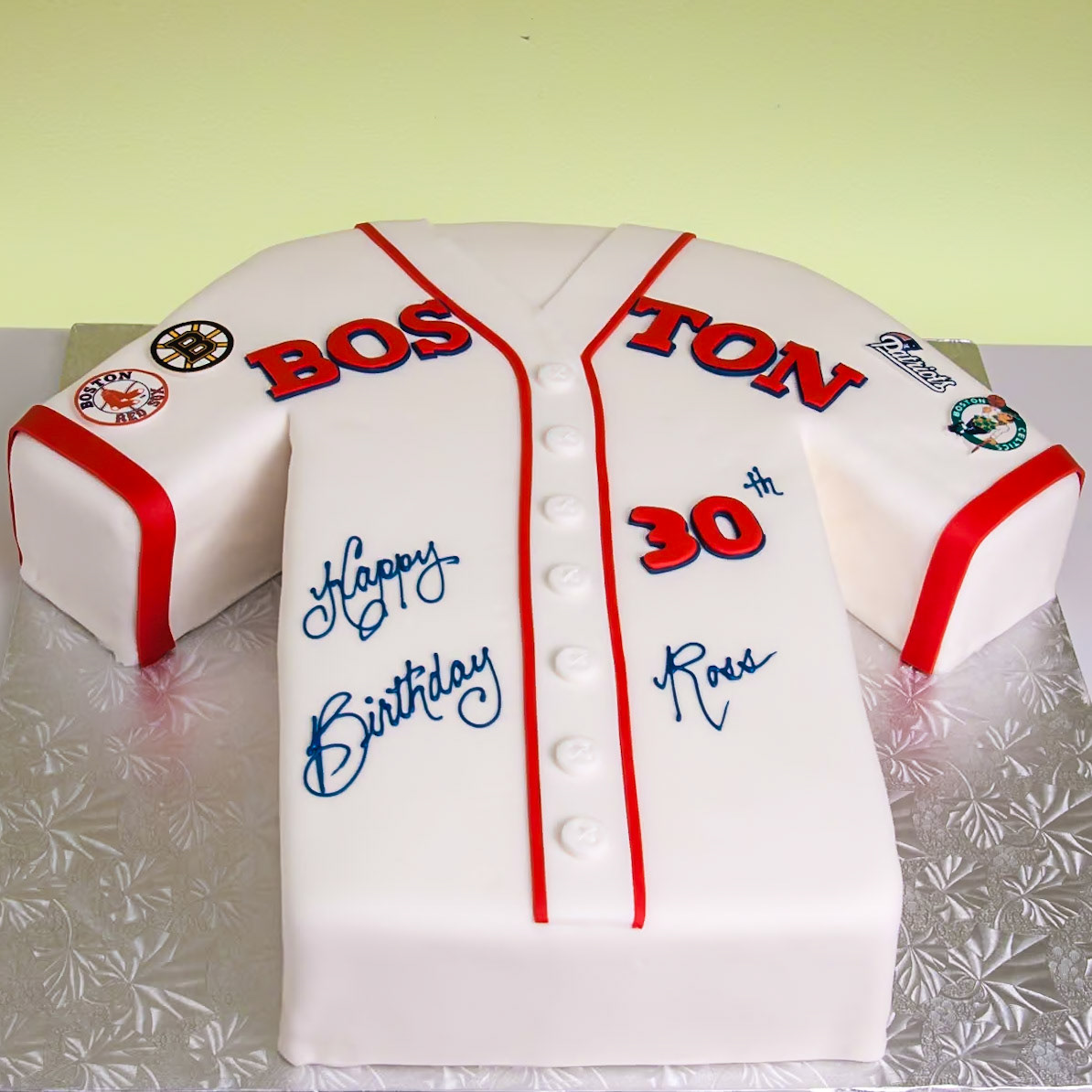 Baseball Jersey Cake