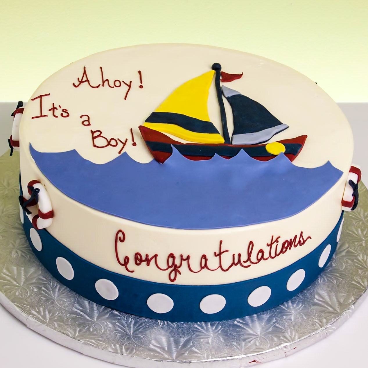 Ahoy! It's a Boy Cake