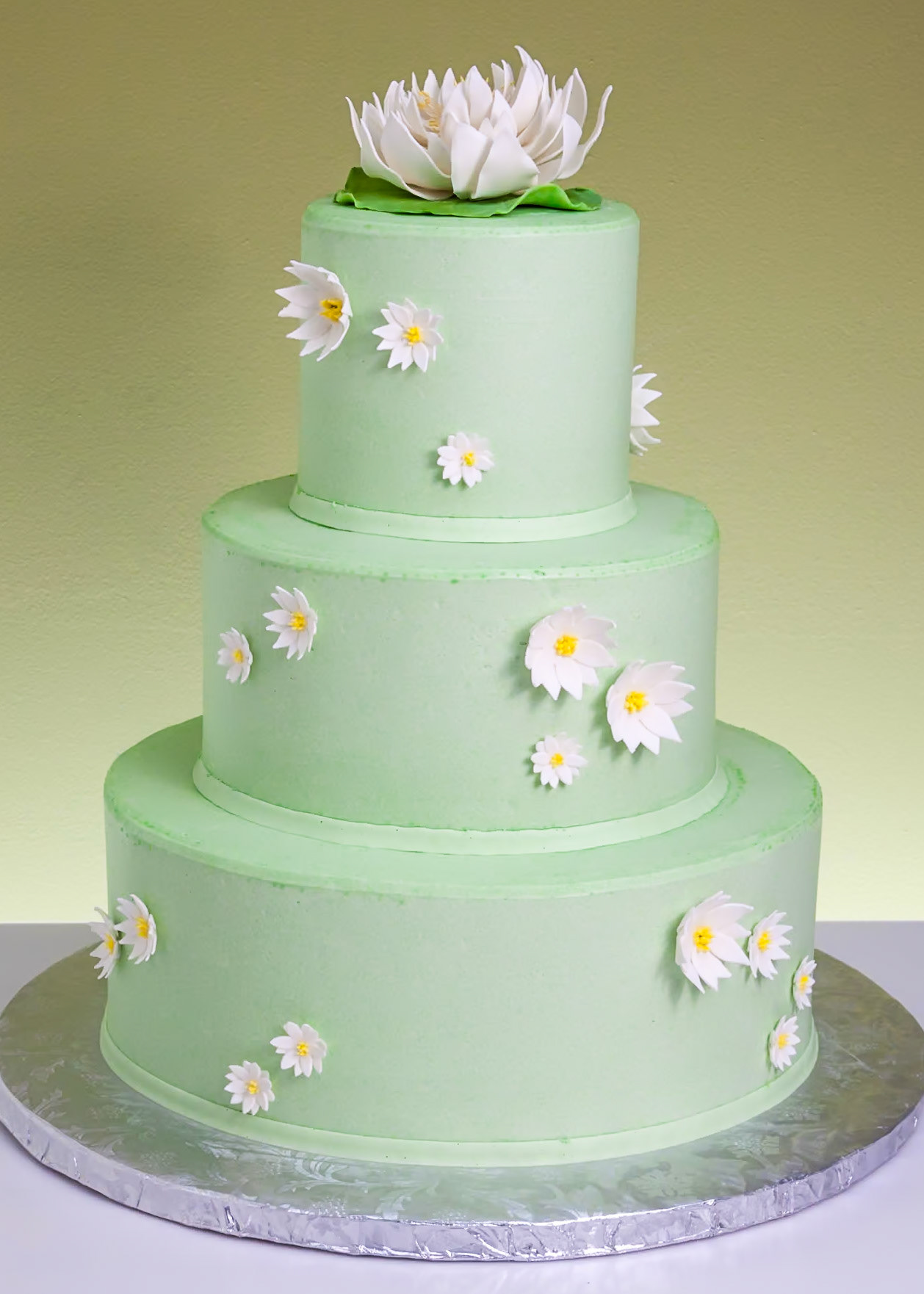 Floating Lotus Wedding Cake