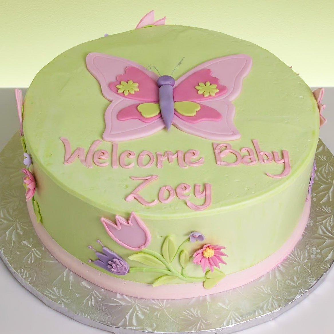 Early Spring Butterfly Cake