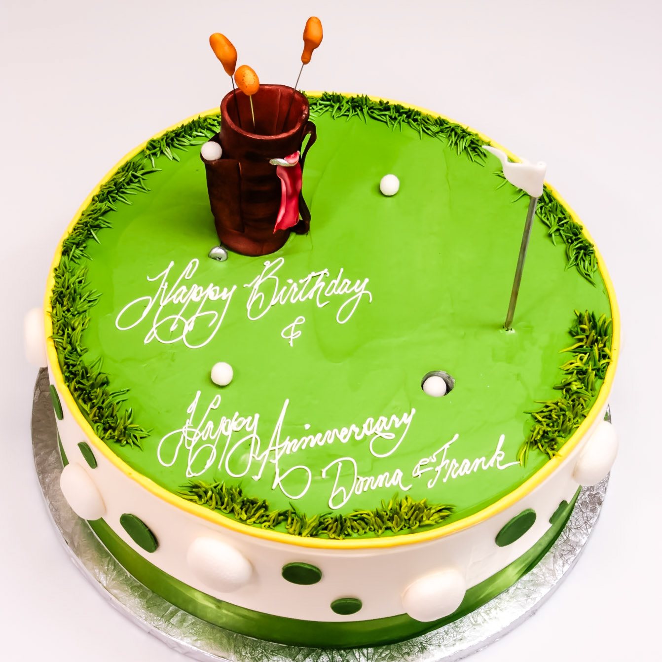 Let's Go Golfing Cake