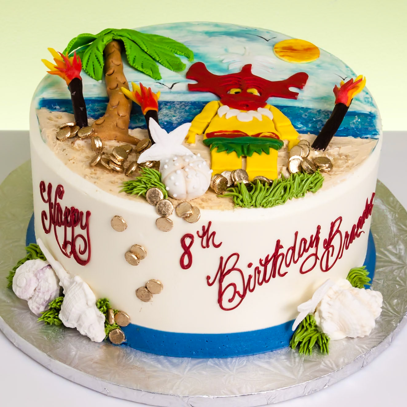 Tiki Island Cake