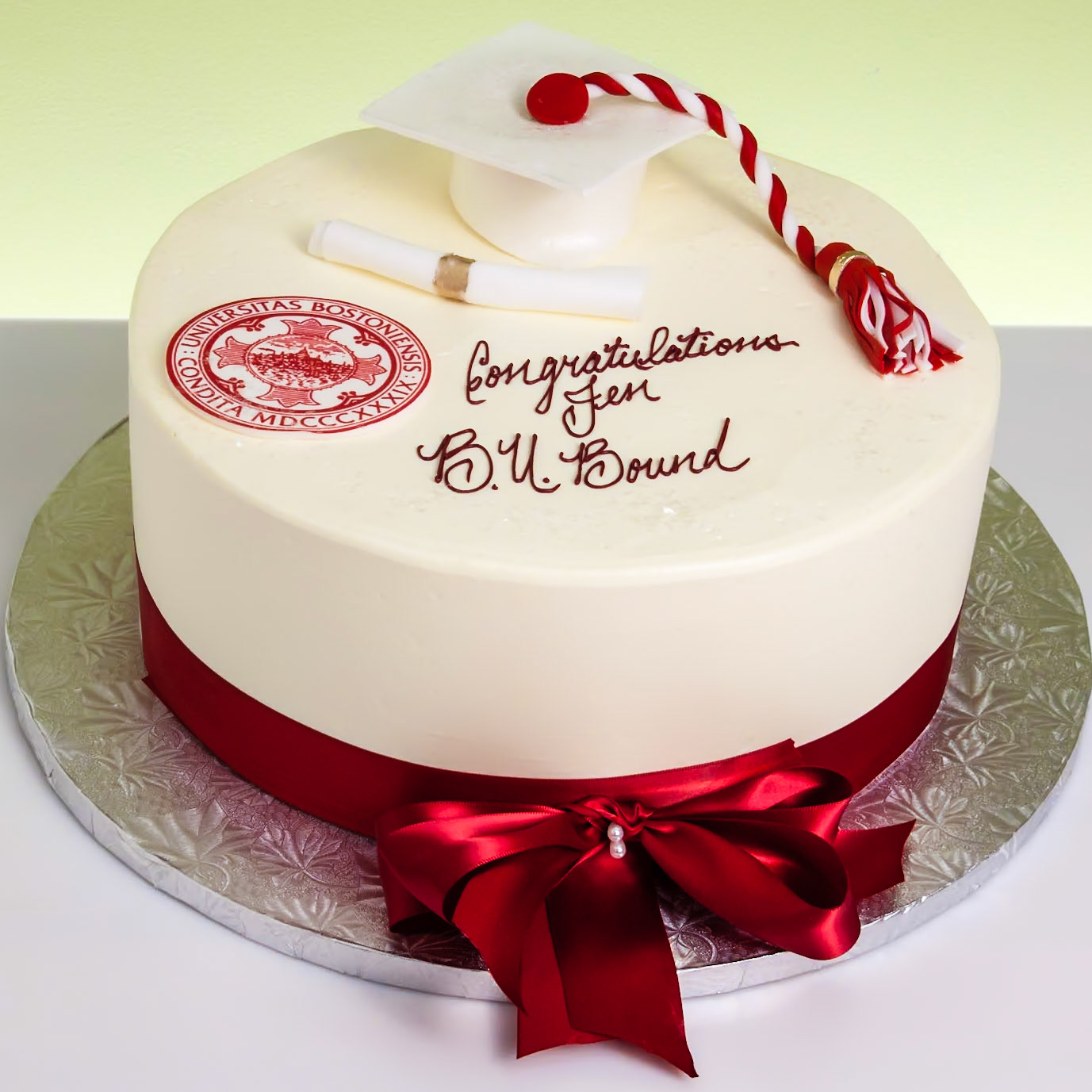 Boston University Bound Cake