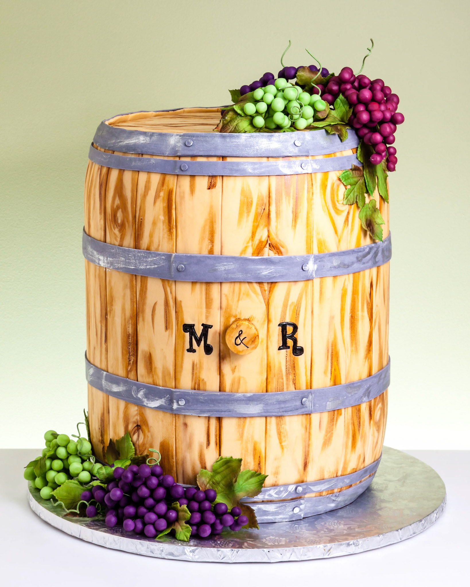 Wine Barrel Wedding Cake