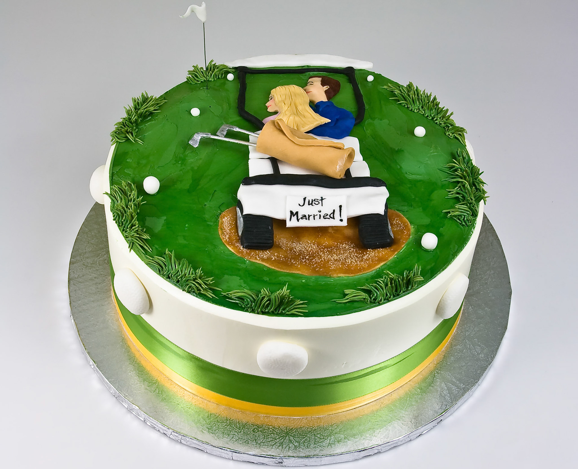 Just Married Cake
