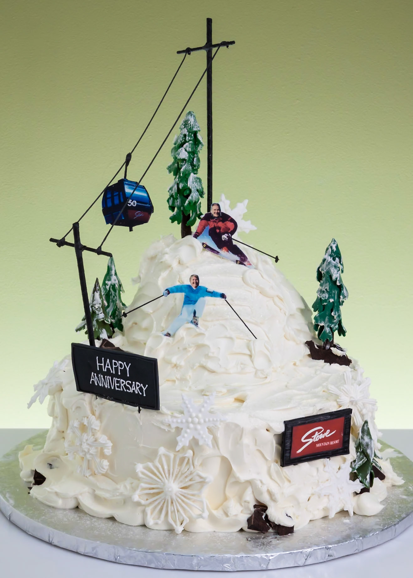 Ski Lift Cake