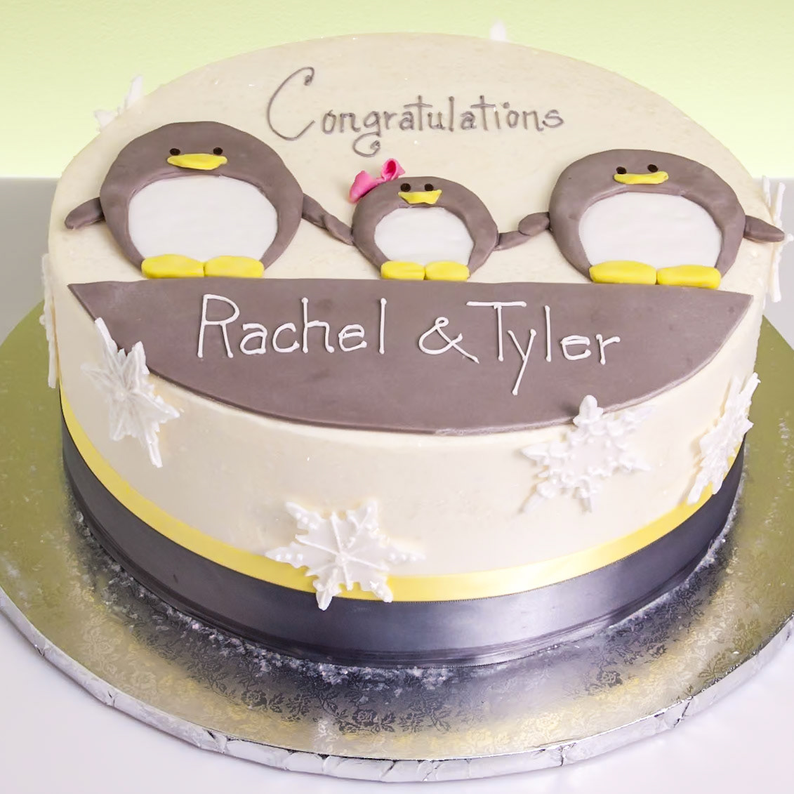 Penguin Family Cake