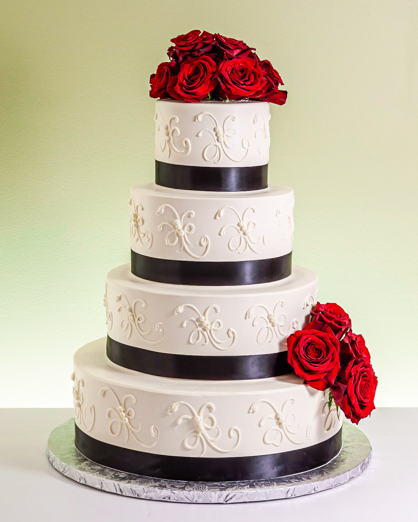 Victorian Four Wedding Cake