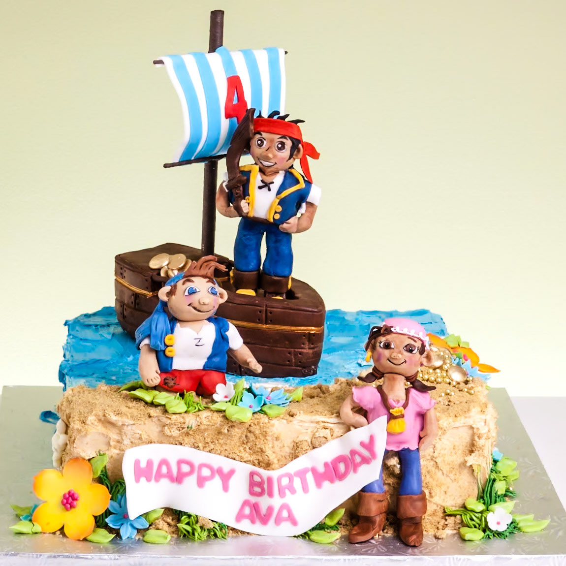 Pirate Island Cake