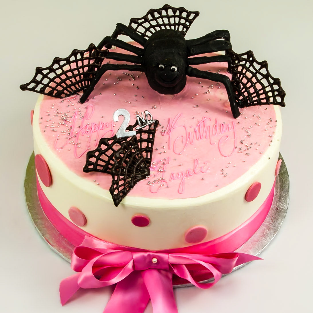 Pretty Spider Cake
